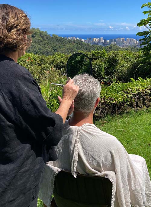 Services Image 4 MH Private | Mobile private haircut with a view of Hawaii city